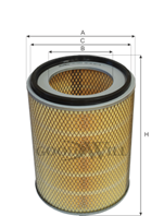 Воздушный фильтр HY HD120  Aero Town