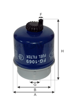 FG 1069 Топливные фильтры ф-р топл.
