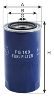FG 109 Топливные фильтры ф-р топл.