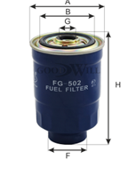 FG 502 Топливные фильтры ф-р топл.