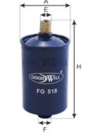 FG 518 Топливные фильтры ф-р топл.