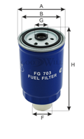 FG 703 Топливные фильтры ф-р топл.
