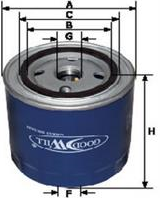 Фильтры масляный Goodwill OG517 (W610/1 WL7166) OG517