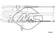 ТРОС РУЧНИКА FEROZA 1,6 EL11 4WD SX L ТРОС РУЧНИКА FEROZA 1,6 EL11 4WD SX L
