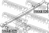 С/блок Re рычага Fr VAG Amarok 10-