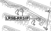 FEBEST LRSB-RRSIIF Втулка стабилизатора LAND ROVER RANGE ROVER SPORT 10- пер.