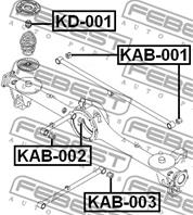 сайленблок задн.продол.тяги Kia Sportage 199