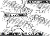 Опора дифференциала mab-cu20dm1