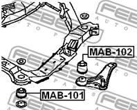 САЙЛЕНБЛОК ПОДРАМНИКА ПЕРЕДНИЙ