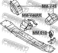 Опора двигателя mm-v46rr