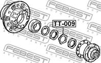Кольцо стопорное подшипника ступицы TOYOTA LAND CRUISER 100 98-07 пер.