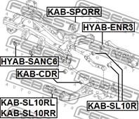 Сайленблок kab-sl10rr
