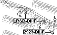 FEBEST LRSB-DIIIF Втулка стабилизатора LAND ROVER DISCOVERY III 05-09 пер.