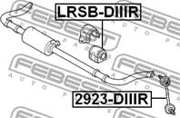 FEBEST LRSB-DIIIR Втулка стабилизатора LAND ROVER DISCOVERY 05- зад.
