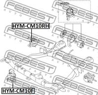 Подушка двигателя передняя