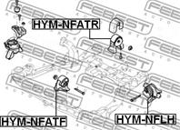 Опора двигателя hym-nflh
