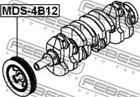 FEBEST MDS-4B12 Шкив коленвала MITSUBISHI LANCER 07-/OUTLANDER 06-12 1.8-2.0