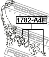 Подшипник ступ.AUDI A4 II-III/A6 II/A8 I/VW PASSAT V 96-08 пер.