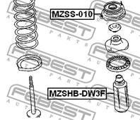 Отбойник амортизатора Mazda Demio DW3/DW5 96-02