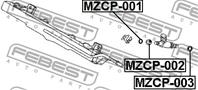 FEBEST MZCP-001 Кольцо уплотнительное форсунки MAZDA 3/323/626