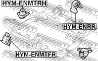 Опора двигателя hym-enmtrh
