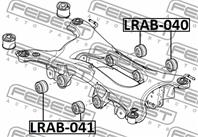 Сайлентблок задней балки