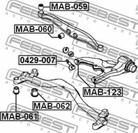 С/блок заднего нижнего рычага