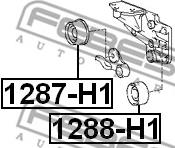 FEBEST 1287-H1 Ролик ГРМ HYUNDAI SONATA EF/H-1/SANTA FE/KIA SORENTO