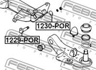 FEBEST 1229-POR Болт эксцентрик HYUNDAI PORTER H-100 04-