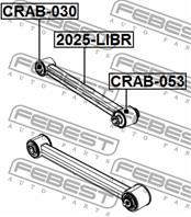 Тяга задн продольная jeep grand cherokee iii 2004-2010 2025-libr