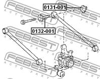 FEBEST 0131-001 Гайка-эксцентрик TOYOTA CAMRY 01-11/LEXUS RX300 98-03