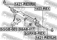 FEBEST SGRKB-REX Пыльник рулевой рейки SSANG YONG ACTYON 01-09/KYRON 05-12/REXTON 06-