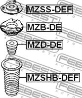 Подшипник опоры амортизатора FORD FIESTA 08-/MAZDA 2/DEMIO 07- пер.подв.