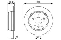 диск тормозной