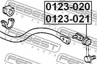 Стойка стабилизатора передняя