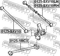 Рычаг подвески 0125-sxv10lh