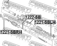 FEBEST 1222-SB Тяга рулевая HYUNDAI SOLARIS