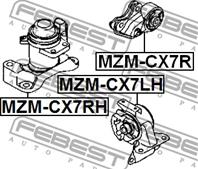 FEBEST MZM-CX7RH Опора двигателя MAZDA CX-7 06-12 прав.