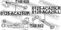 FEBEST 0125-ACA25UP Тяга TOYOTA RAV4 00-05 зад.подв.