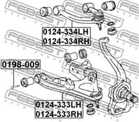 Рычаг TOYOTA LAND CRUISER 100 98-07 пер.нижн.прав.