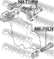 Опора двигателя правая nm-t31rh