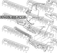 Кольцо уплотнительное трубки ГУР VAG