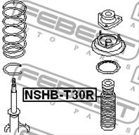 FEBEST NSHB-T30R Пыльник амортизатора NISSAN PRIMERA 01-07/X-TRAIL 00-06 зад.