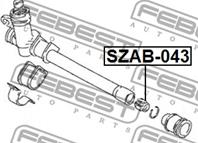 Опора рулевой рейки suzuki wagon r+ rc410(e27)/rc413(e35) 2004-2008 szab-043