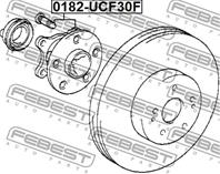 Подшипник-ступица пер. LEXUS LS430/CELSIOR UCF30 2000-2006