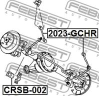 FEBEST 2023-GCHR Тяга стабилизатора JEEP GRAND CHEROKEE 97-04 зад.подв.