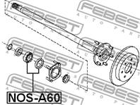 Подшипник полуоси nos-a60