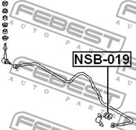 Втулка заднего стабилизатора d17
