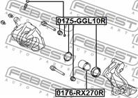 Р/к-т суппорта тормз. Re TOYOTA SIENNA 10-