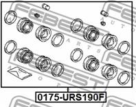 Ремкомплект передн суппорта lexus is250/350 gse20 2005-2012 0175-urs190f